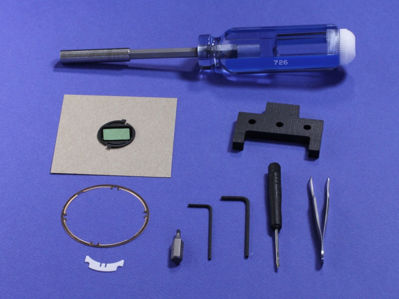 VAF/IR-BMD-MFT filter installation kit and supplied tools